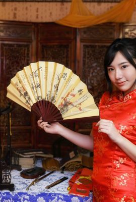 Zora cantik Taiwan mengucapkan tahniah atas penggambaran studio fesyen Tahun Baru [72P]