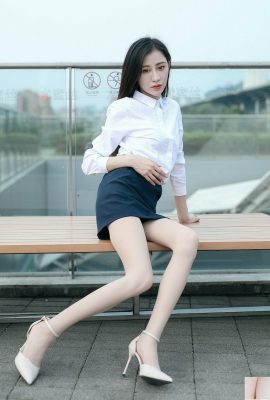 [YMS] Vol.023 Model Kaki Yi Ming OL mengambil gambar kaki yang cantik sambil berehat di atas teres[58P]