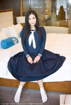 Model Wendy Ji Soo pakaian balet merah jambu pakaian sekolah buruk (60P)
