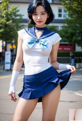 Generasi AI~AiMakeGirl-Ami Mizuno (Pejuang gadis cantik)