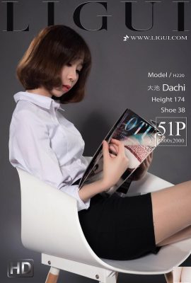 (LiGui Internet Beauty) 2018.10.29 Model Dachi OL Cincang Kaki Cantik Babi (52P)