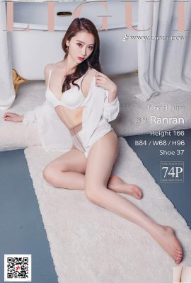 (LiGui Internet Beauty) 2017.09.18 Model Ranran White Sutera Kasut Tumit Tinggi Kaki Cantik (75P)