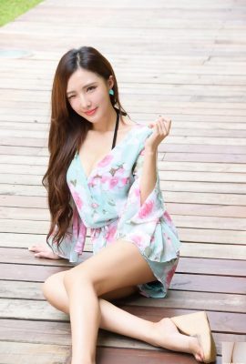 Model cantik Zhao Yun, berkulit cerah, payudara cantik, kaki langsing, foto seksi luar (43P)