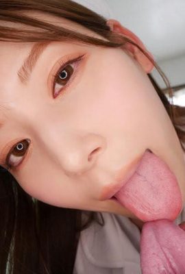 Tsumugi Akari, lidah panjang dan lidah panjang, ciuman dalam-dalam dan jilat bibir seluruh badan yang mengundang pancutan air mani… (23P)