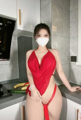 (Koleksi dalam talian) Gadis kebajikan Xiao Wang eksklusif VIP “Perang Dapur” (76P)