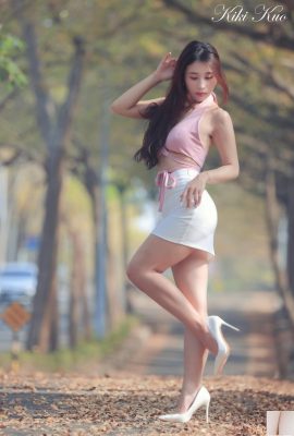 (Koleksi dalam talian) Gadis Taiwan dengan kaki yang cantik-Kiki Kuo kecantikan seksi pemotretan luar (2) (89P)