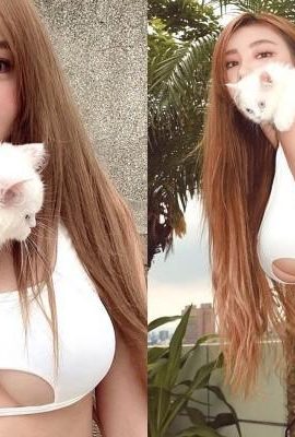 Jangan malukan kucing itu, datang kepada saya jika sesuatu berlaku! Selebriti Internet berpayudara hebat “Huang Lin” mempamerkan payudaranya yang besar (31P)
