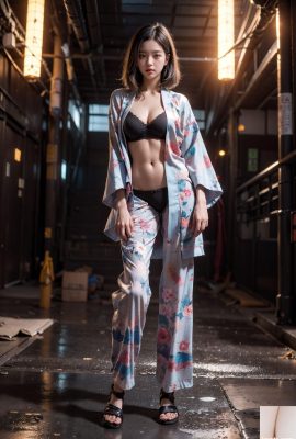 Gadis Kimono dalam Urban Real