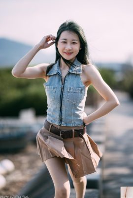 (Koleksi dalam talian) Gadis berkaki cantik Taiwan-Winnie Lulu kecantikan menembak luar realistik (28P)