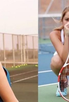 “Emma Watson” Tenis sedang membesar pada usia 15 tahun! Kaki panjang dongeng yang luar biasa ketika bermain bola menyebabkan sensasi dalam dunia tenis~Makenzie Raine