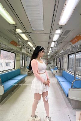 Hani The Girlfriend di Kereta Bawah Tanah (100P)