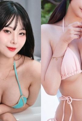 Gadis kucing hitam seksi Yuna dengan berani muncul dalam pertandingan gadis kulit majalah lelaki! (11P)