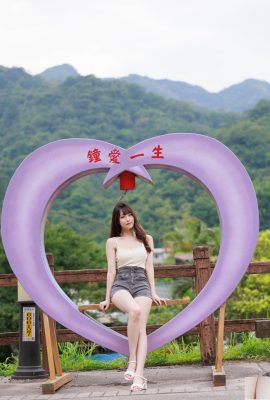 (Koleksi dalam talian) Gadis Taiwan dengan kaki yang cantik-Foto luar Zhang Weiting yang cantik (1) (71P)