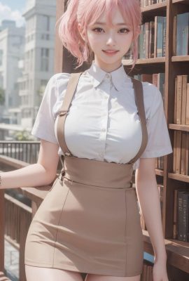 ★PATREON★ (AI dalam realiti maya) Gadis Dengan Uniform Comel