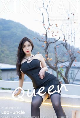 (XingYan) 2025.01.07 Vo1.297 Stoking hitam Wang Wanyou Queen dan foto versi penuh punggung cantik (84P)