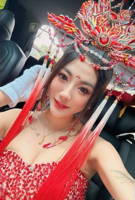 Patung yang cantik (JESSIE Jie Xi) menggembirakan penonton (34P)