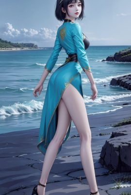 (AI dihasilkan) Berjuang melalui langit dan mu qingluan (1)