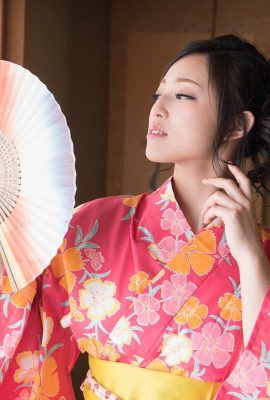 Setelah mabuk pada kecantikan Yukata Hard Hidaka Chiaki