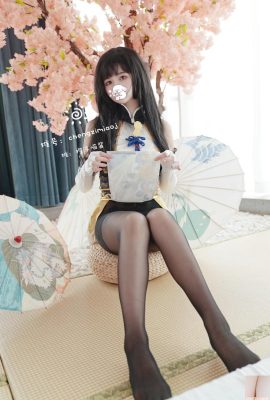 (Gadis Kebajikan) Awal Chengzi Meow Covered Face Picture No.023 Walnut (13p)