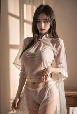 * Patreon* (laika) cheongsam telus bercetak