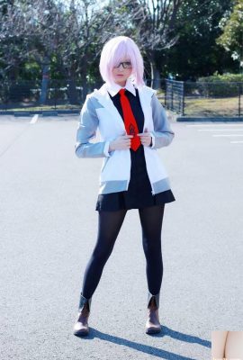 Mashu Kyrielight cosplay oleh Hidori Rose (hitam) (58p)