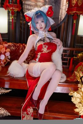 (Koleksi di Internet) Gadis Kebajikan Yuno Shimizu “Chichou New Year Cheongsam” Eksklusif VIP (73p)