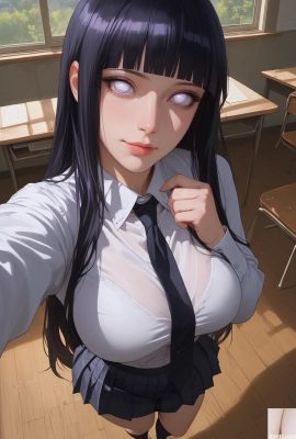 Naruto – Hinata (AI dihasilkan)