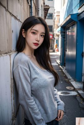 ★ Sijishe ★ Kucing Putih Air Wanita Terapung (Koleksi) 1 – Street Alley 2