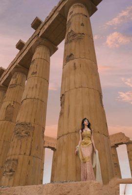 (Foto set model Cina) Nnian”Runtuhan Suci” (60p)