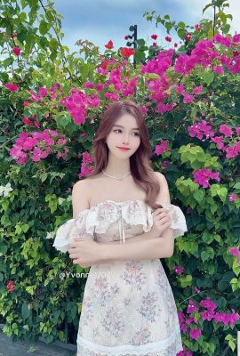 Pakaian salji putih “Yvonne_Keng” putih membuat godaan netizens sangat menarik (10p)