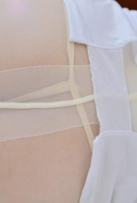 (Foto Legku) No.022 terbitan gadis berkaki panjang dengan stoking putih (34p)