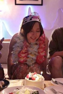 Meraikan ulang tahun adalah makan bar coklat, Ningning Tanaka