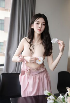 (Koleksi di Internet) Model Cantik Xiuren Bai Xiaodie’s “Pink Fairy Dress” Swapt Swapt (96p)