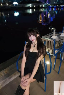 Gadis cantik dengan mata elektrik “belajar tenang” keindahan nafas (10p)