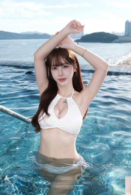 Dada “tenang” penuh dan cantik tidak dapat melarikan diri (10p)