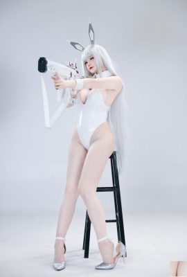 (Koleksi Dalam Talian) Kebajikan Girl Fairy Nine Airi “Bran’er White Rabbit” VIP Eksklusif (31p)