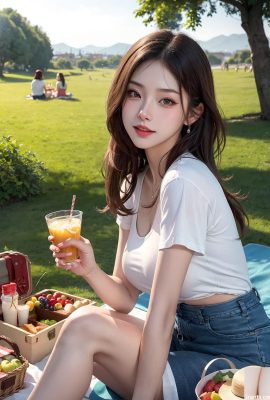 Berkelah dengan gadis -gadis