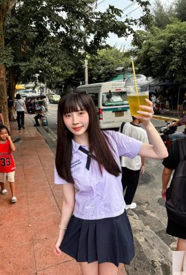 “Huang Linyuan” kulit licin memancarkan nafas belia (10p)