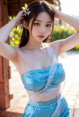 Pakaian biru Thailand