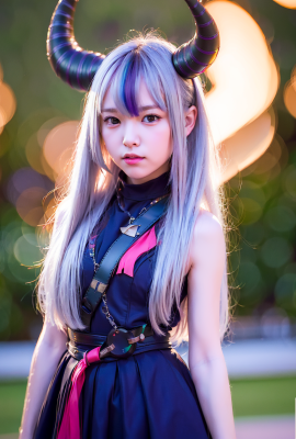 Sebilangan besar cosplays AI Vubers popular dibuat