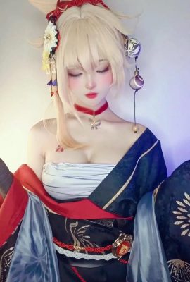 (Koleksi Internet) Yamisung cosplay Yoimiya – Impak Genshin (51p)