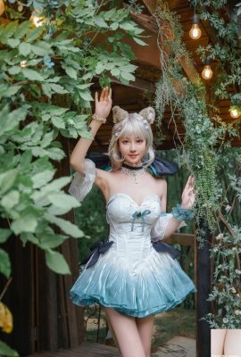 (Koleksi dalam talian) nnian setiap tahun cosplay Lynette – Genshin Impact (64p