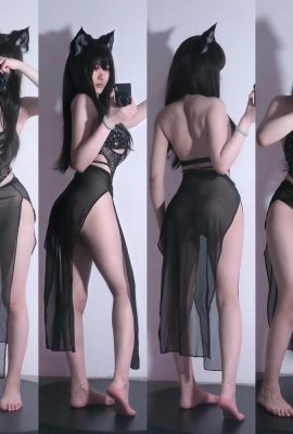 (Koleksi Dalam Talian) Takahashi Chirin – Tiga set terkini Magic Dragon + Black Jacket + Black Gauze Hollow Out Fun (100p)