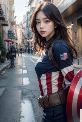 ★ Patreon ★ (Ai Kaori) Set 1 – Ms Captain America