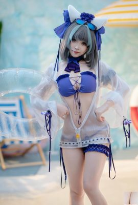 (Koleksi dalam talian) Bangni Bangni cosplay Swimsuit Cheshire – Azur Lane (86p)