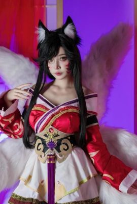 (Koleksi dalam talian) umeko j cosplay Ahri – League of Legends (109p)